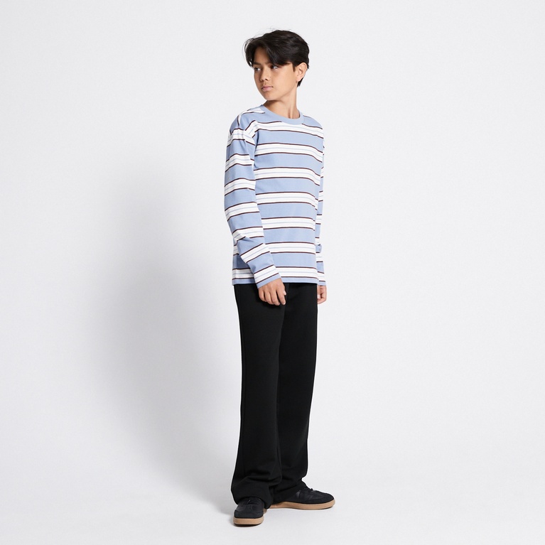 Long sleeve tee "Eliot" Blue